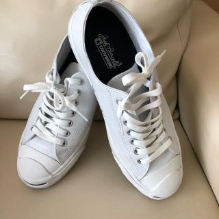 コンバース(CONVERSE)のコンバース ジャックパーセル ホワイト レザー(スニーカー)