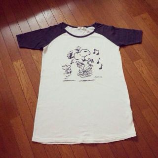 レプシィムローリーズファーム(LEPSIM LOWRYS FARM)のスヌーピー ラグランシャツ(Tシャツ(長袖/七分))