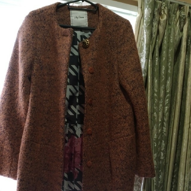 Lily Brown(リリーブラウン)の新品未使用品　リリーブラウン　ウールコート レディースのジャケット/アウター(ロングコート)の商品写真