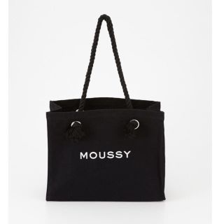 マウジー(moussy)のmoussy キャンバストートバッグ ブラック(トートバッグ)