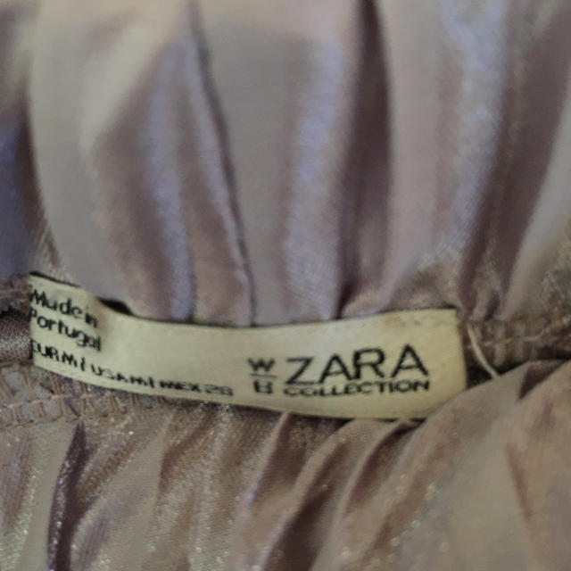 ZARA(ザラ)のSALE★ZARAザラ ラメプリーツスカート レディースのスカート(ひざ丈スカート)の商品写真