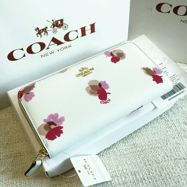 COACH(コーチ)のCOACH長財布 コーチ正規品 F53794 フローラル 女性用財布 新品未使用 レディースのファッション小物(財布)の商品写真