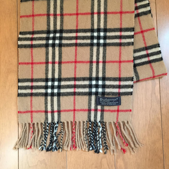 BURBERRY(バーバリー)のBurberry バーバリー ウールマフラー メンズのファッション小物(マフラー)の商品写真