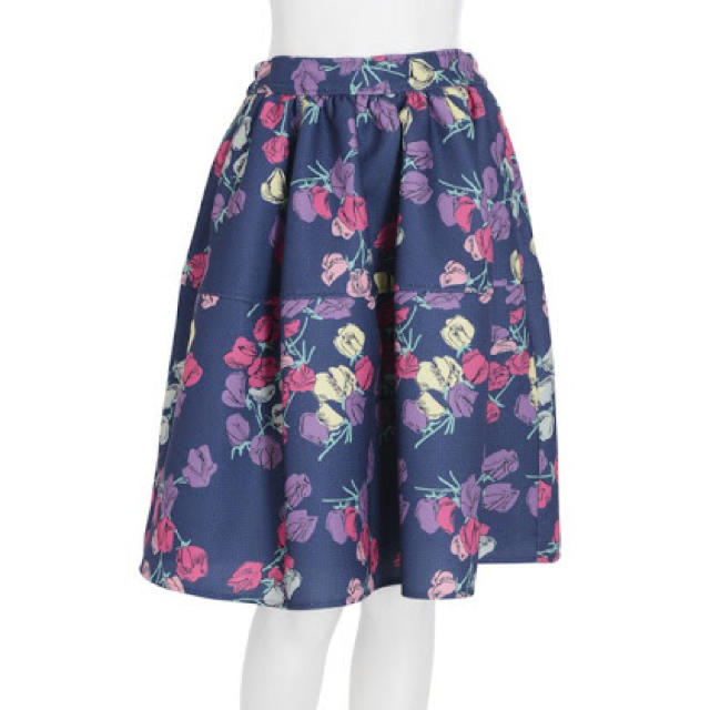 dazzlin(ダズリン)のdazzlin チューリップ柄スカート レディースのスカート(ひざ丈スカート)の商品写真
