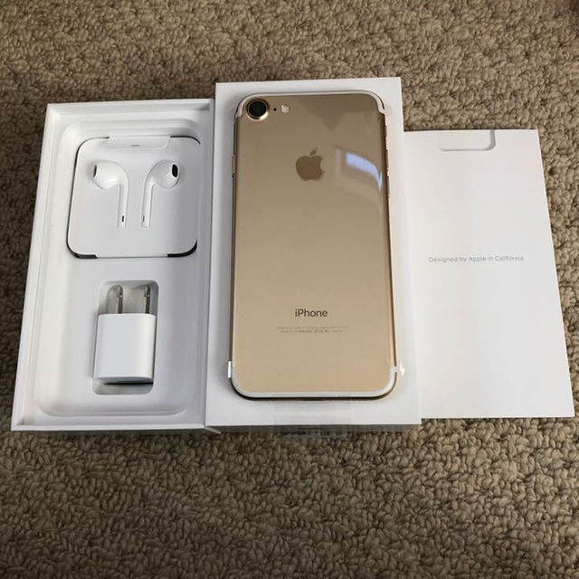 上品】 A - 新品 simフリー 7 7 128GB ゴールド simロック解除の通販