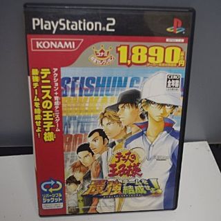 プレイステーション2(PlayStation2)のテニスの王子様　最強チームを結成せよ！　ＰＳ２　プレイステーション２　レアソフト(家庭用ゲームソフト)