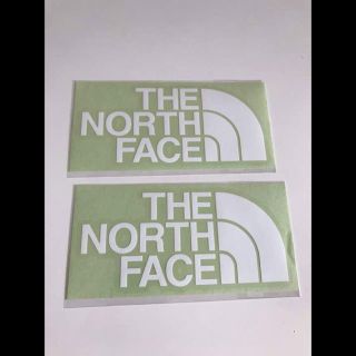 ザノースフェイス(THE NORTH FACE)の★新品★ノースフェイス★ステッカー★ホワイト2枚セット(その他)