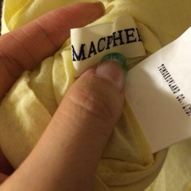 TOMORROWLAND(トゥモローランド)のMACPHEE 綿100%トップス レディースのトップス(カットソー(半袖/袖なし))の商品写真
