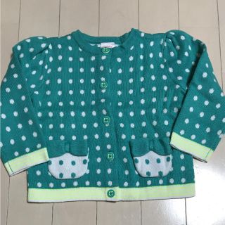 ジンボリー(GYMBOREE)の[新品]ジンボリー(18-24)80cm水玉カーディガン(カーディガン/ボレロ)