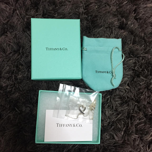 アクセサリーTIFFANY オープンハートネックレス