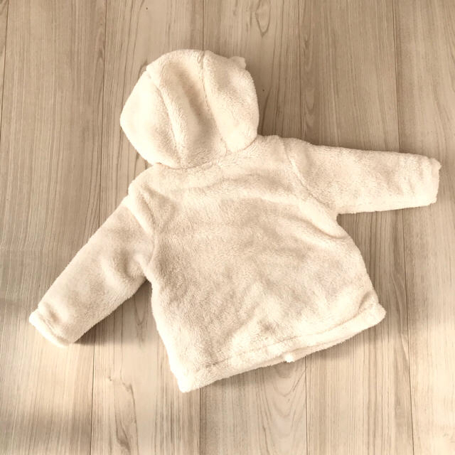 babyGAP(ベビーギャップ)の【美品】baby gap◆くま耳 ファージャケット キッズ/ベビー/マタニティのベビー服(~85cm)(ジャケット/コート)の商品写真