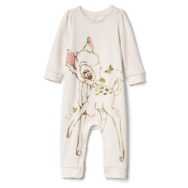 babyGAP(ベビーギャップ)のஐ新品新商品ஐ 80cmDisney Bambi グラフィックボディーオール キッズ/ベビー/マタニティのベビー服(~85cm)(カバーオール)の商品写真