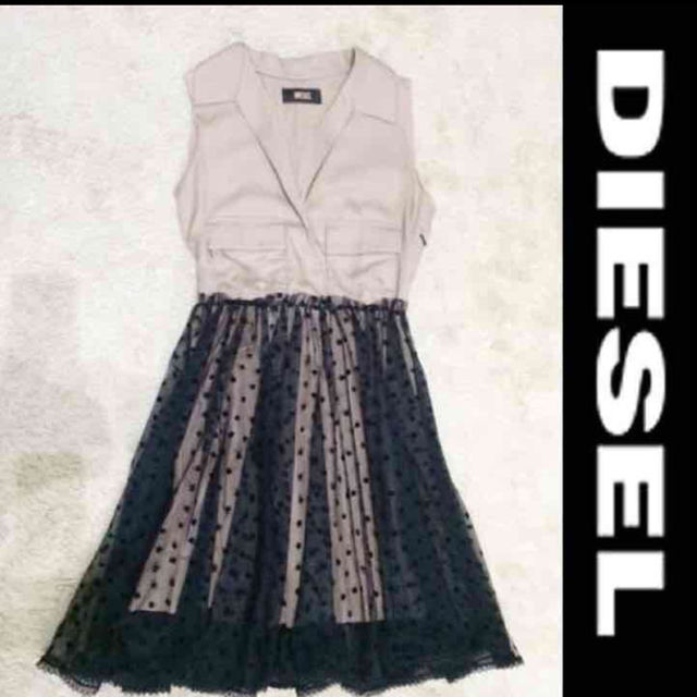 DIESEL(ディーゼル)のDIESEL 新品！ sale！7500円→5500円！ディーゼル ワンピース レディースのワンピース(ひざ丈ワンピース)の商品写真