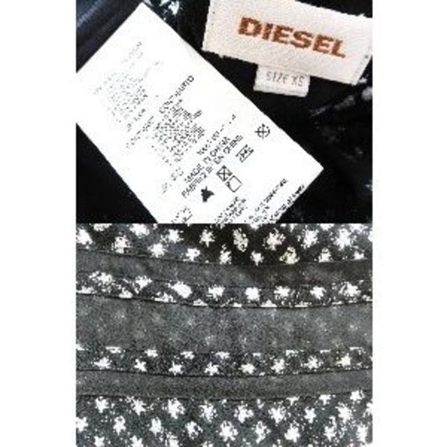 DIESEL(ディーゼル)の美品◆DIESELディーゼル◆キラキラデザインワンピース◆ＸＳ レディースのワンピース(ひざ丈ワンピース)の商品写真