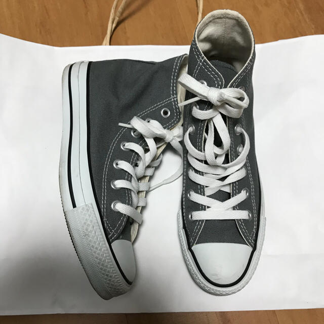 CONVERSE(コンバース)のmamin☆様専用コンバース converse  人気 グレー スニーカー レディースの靴/シューズ(スニーカー)の商品写真