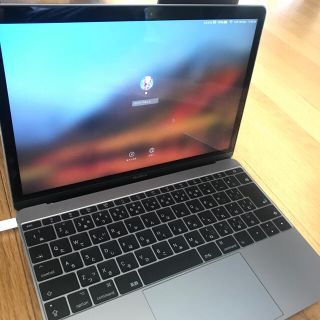アップル(Apple)の2017 MacBook12インチ スペースグレイ(ノートPC)