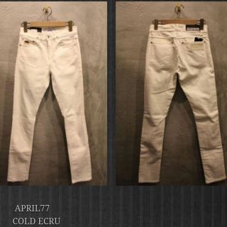 ナノユニバース(nano・universe)のApril77  COLD ECRU   size26(ナノユニバースの袋付き)(デニム/ジーンズ)