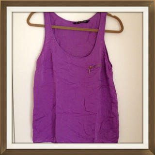 ザラ(ZARA)のcotton silk#T-top(Tシャツ(半袖/袖なし))