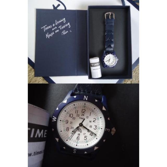 Ron Herman(ロンハーマン)の新品RHCロンハーマン大阪店限定ロゴ入りTIMEX完全別注Safari時計 メンズの時計(腕時計(アナログ))の商品写真