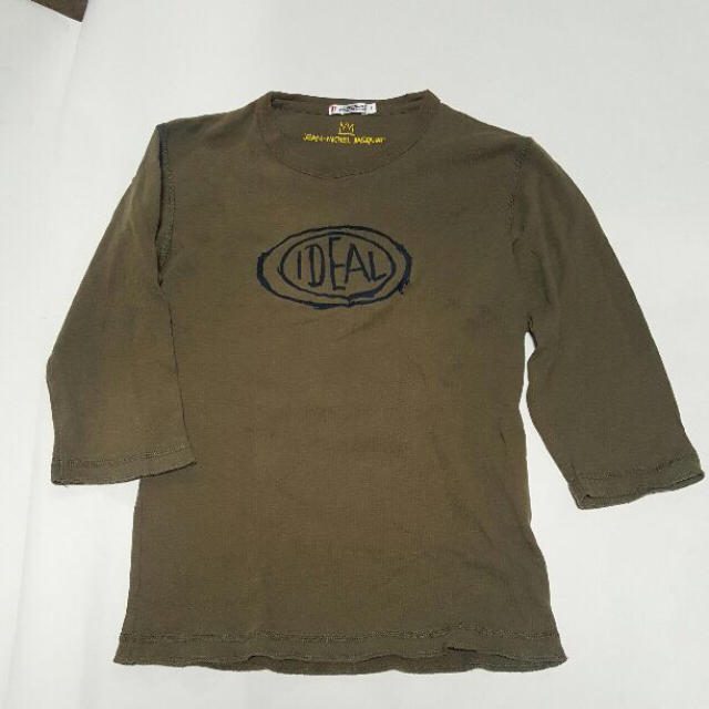 UNIQLO(ユニクロ)のユニクロ UT 七分袖 七分丈 シャツ Sサイズ グリーン系 メンズのトップス(Tシャツ/カットソー(七分/長袖))の商品写真