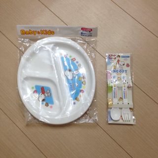 スヌーピー(SNOOPY)のゆぴたす様専用 新品未使用❤︎ベビー食器❤︎スヌーピー(離乳食器セット)