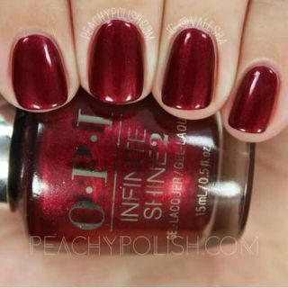 オーピーアイ(OPI)の新品 OPI ワインレッド 速乾 H08 インフィニットシャイン マニキュア(マニキュア)