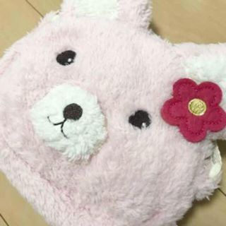 新品 ふわふわ うさちゃん ポシェット(ポシェット)