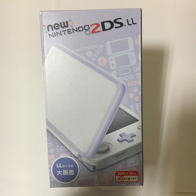 ニンテンドー2DS(ニンテンドー2DS)の【新品】newニンテンドー2DSLL ホワイト×ラベンダー エンタメ/ホビーのゲームソフト/ゲーム機本体(家庭用ゲーム機本体)の商品写真