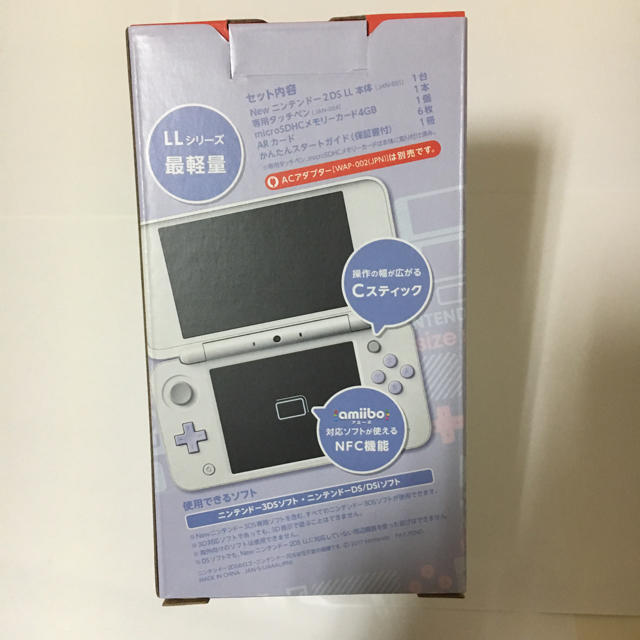 ニンテンドー2DS(ニンテンドー2DS)の【新品】newニンテンドー2DSLL ホワイト×ラベンダー エンタメ/ホビーのゲームソフト/ゲーム機本体(家庭用ゲーム機本体)の商品写真