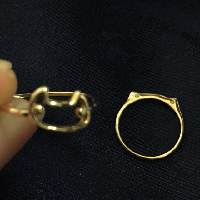 TSUMORI CHISATO(ツモリチサト)の美品 ツモリチサト 指輪 ２本 レディースのアクセサリー(リング(指輪))の商品写真