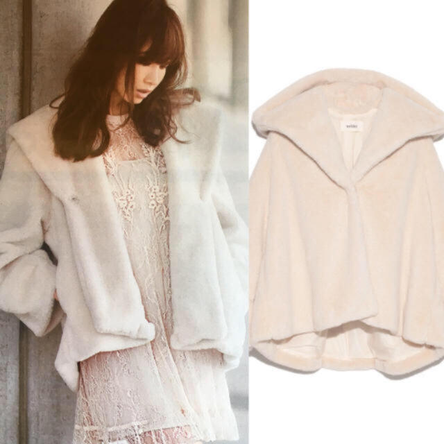 SNIDEL - snidel エコファーフードコート♥