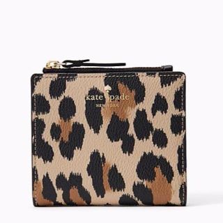 ケイトスペードニューヨーク(kate spade new york)のSale! 日本未発売 折り財布 ヒョウ柄(財布)