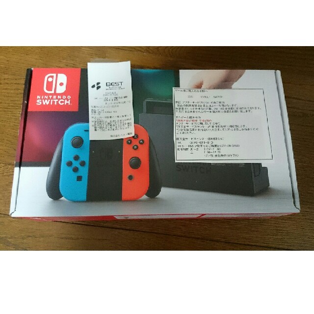 任天堂(ニンテンドウ)の【1時間限定値下げ】ニンテンドースイッチ 安心！保証付き 当日配送 エンタメ/ホビーのゲームソフト/ゲーム機本体(家庭用ゲーム機本体)の商品写真