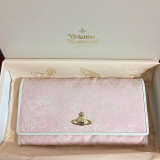 ヴィヴィアンウエストウッド(Vivienne Westwood)のヴィヴィアン ピンク 長財布 可愛い 箱 セット オーブ 美品 (財布)