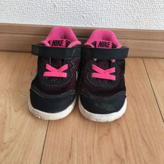 ナイキ(NIKE)のナイキ♡スニーカー12センチ♡ピンク×ブラック(その他)