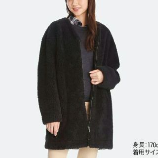 ユニクロ(UNIQLO)の大人気！フリースコート　ユニクロ(ロングコート)