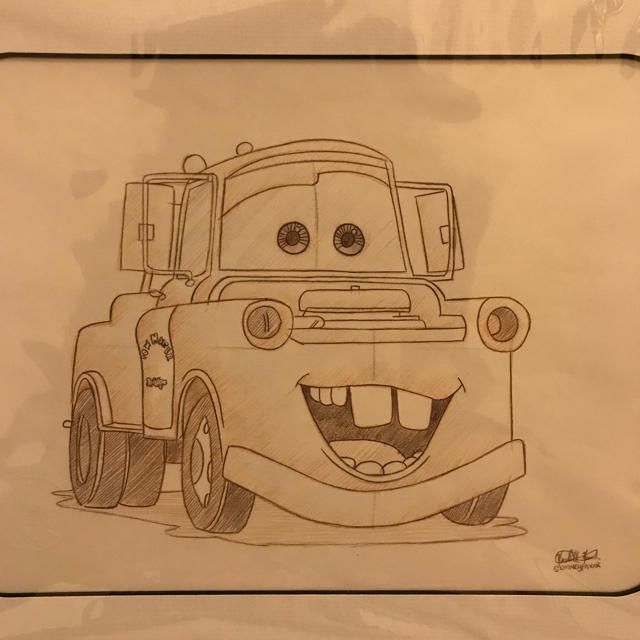 Disney メーター カーズ Art Of Disney 世界に一枚 ラフスケッチ 車の通販 By 発送不定期のため必ずコメント後に購入お願いします ディズニーならラクマ