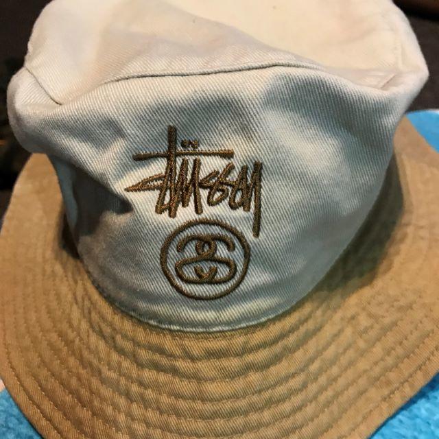 STUSSY(ステューシー)のステューシー　バケットハット　　ナチュラル色　　M/S メンズの帽子(ハット)の商品写真