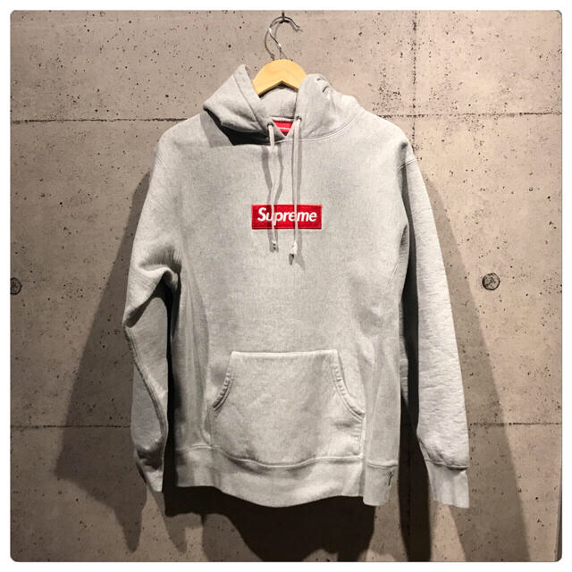 2017aw supreme box logo pullover iceblue