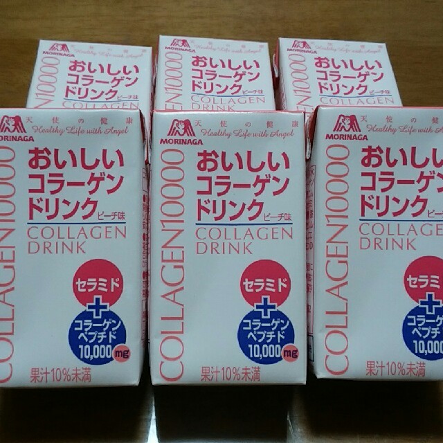 森永製菓(モリナガセイカ)の森永製菓天使の健康　おいしいコラーゲンドリンクピーチ味 食品/飲料/酒の健康食品(コラーゲン)の商品写真