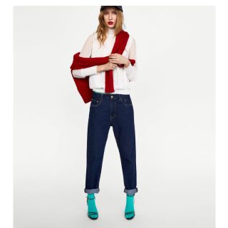 ザラ(ZARA)のZARA ギャザー入りドット柄メッシュトップス(シャツ/ブラウス(長袖/七分))