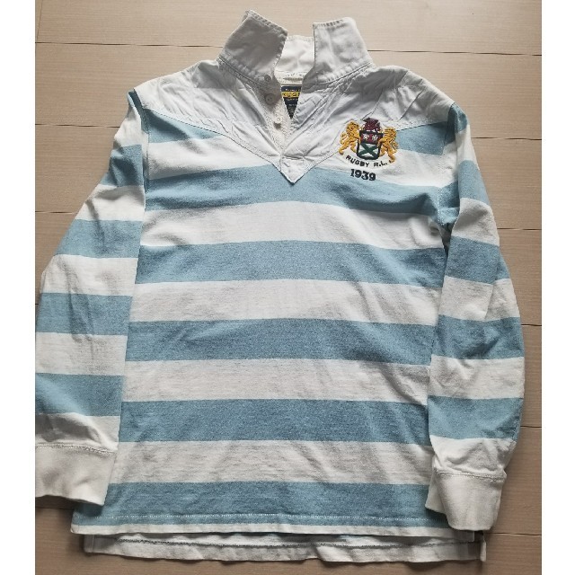 希少 黒入荷！ レア RL Ralph Ralph Lauren Rugby 長袖 Stripe Ralph