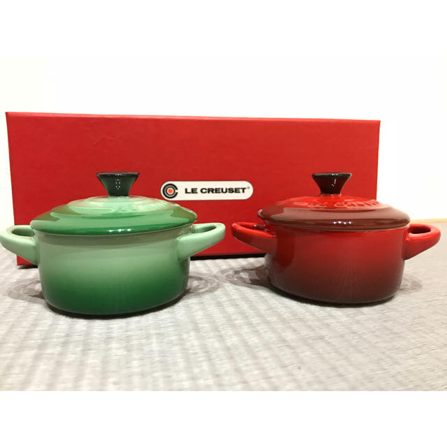 LE CREUSET(ルクルーゼ)のル・クルーゼ プチココット セット インテリア/住まい/日用品のキッチン/食器(食器)の商品写真