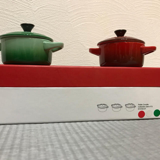 LE CREUSET(ルクルーゼ)のル・クルーゼ プチココット セット インテリア/住まい/日用品のキッチン/食器(食器)の商品写真