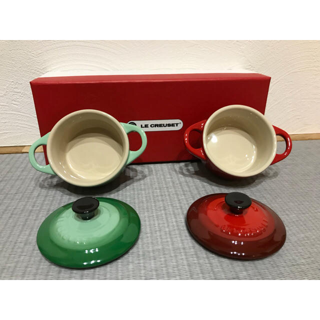 LE CREUSET(ルクルーゼ)のル・クルーゼ プチココット セット インテリア/住まい/日用品のキッチン/食器(食器)の商品写真