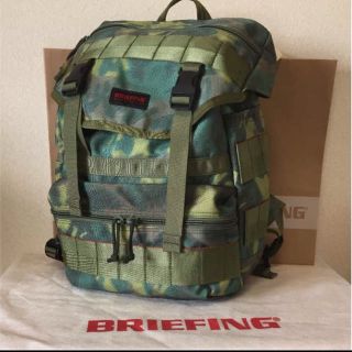 【美品】BRIEFINGブリーフィング シンプルフラップ 限定バリスティックカモ