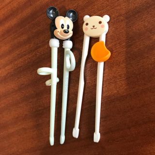 ディズニー(Disney)のりぉ 様 専用☆エジソンお箸 お箸トレーニング2本セット(スプーン/フォーク)