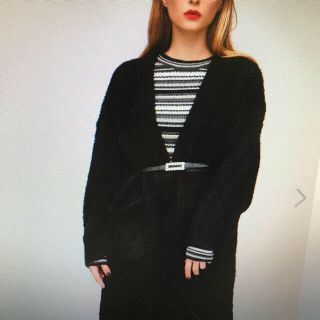 マウジー(moussy)のCURLED WOOL MIXカーディガン(カーディガン)