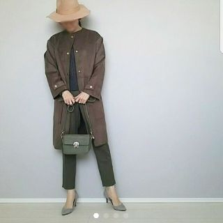 ZARA　人気完売　フェイクスエードコート　M　お値下げ済み