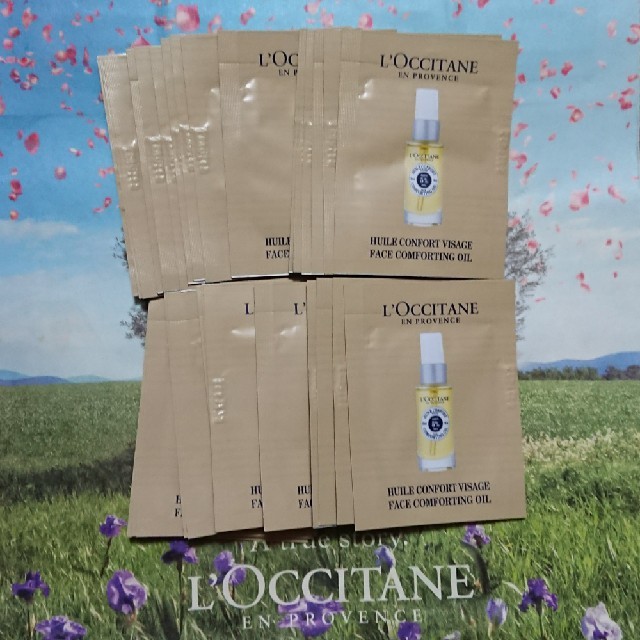 L'OCCITANE(ロクシタン)の30ml 現品同量 ロクシタン シア フェースオイル サンプル 30個セット コスメ/美容のスキンケア/基礎化粧品(フェイスオイル/バーム)の商品写真